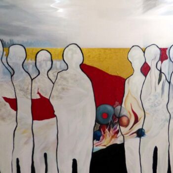 Hand out of the pockets..-hilmi koray 140 x 200 cm oil on canvas