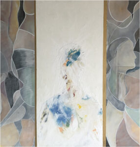 Trapped -hilmi koray 110x110 cm oil on canvas