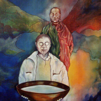 art guardian-hilmi koray 120 x 100 oil on canvas