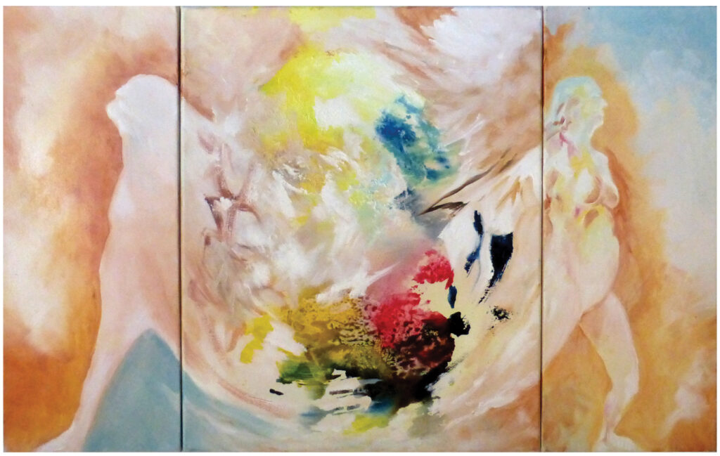 devorce-hilmi koray 2 x 30x50 cm 50x50 cm Triptych