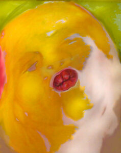 kiss-hilmi koray 40x30 cm oil on canvas