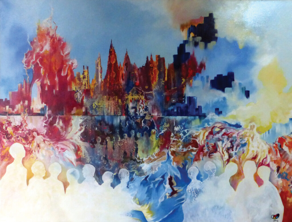 no-choise-hilmi koray 90 x 110 cm oil on canvas