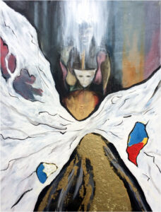 the-mask-hilmi-koray 60 x 80 cm oil on canvasd